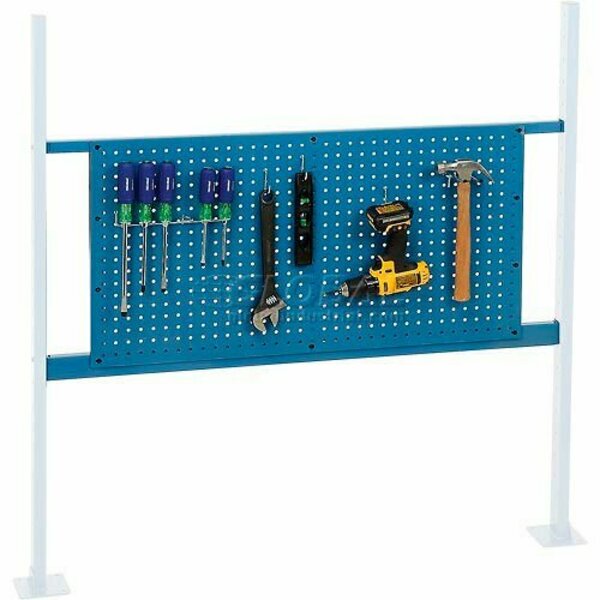 Global Industrial 36in Pegboard Panel Kit, 48inW, Blue 318873BL